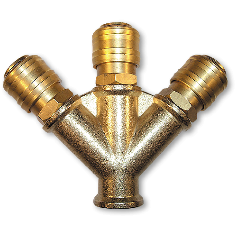 3/8" GW trišakis + 3 greitosios jungtys -SP025