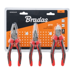 PRO replių rinkinys, 3 dalys, nikeliuotos CRV -DIY-PL13/1SET