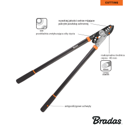 V-SERIES-D pavarų genėtuvas, apeinamasis peilis -KT-V1220