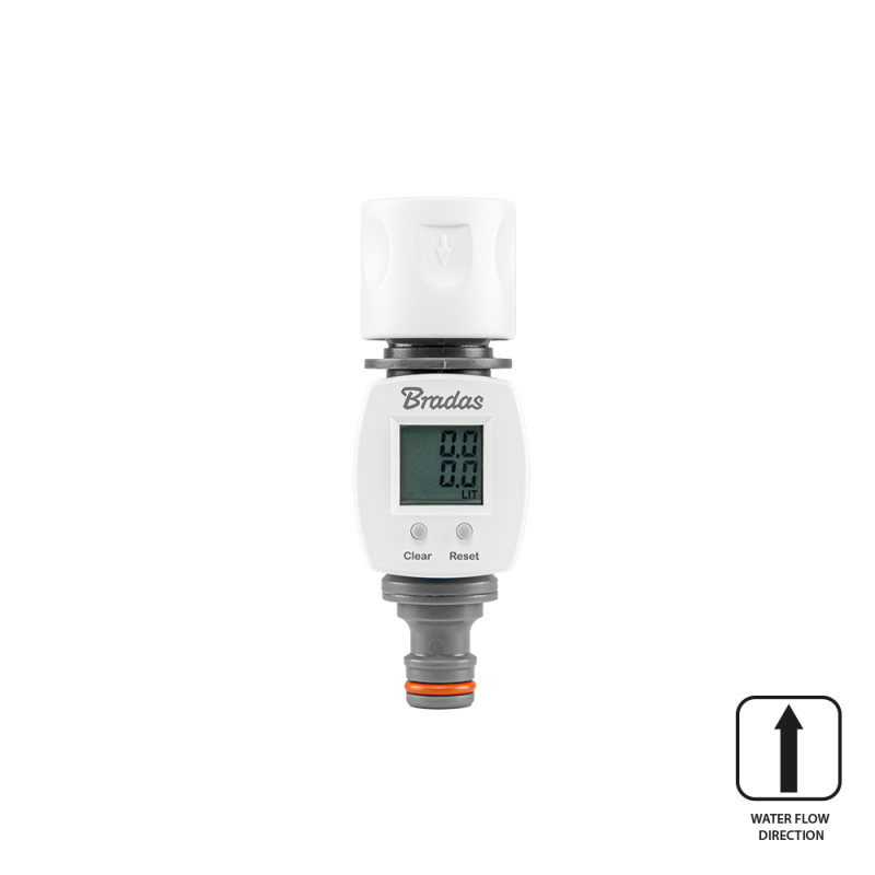 WHITE LINE vandens srauto matuoklis, greito prijungimo jungtis + nipelis -WL-3101