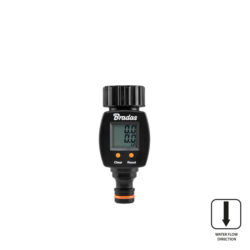 BLACK LINE vandens srauto matuoklis - GW3/4" + nipelis -ECO-3111