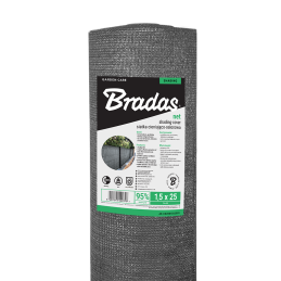 Pavėsio ir dengimo tinklas 95%, 1,2x10m, 200g - pilkas -AS-CO20012010GY