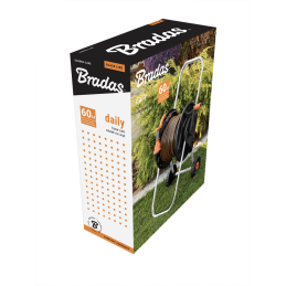 Žarnos vežimėlis 1/2'' 60m KASDIEN -AG260