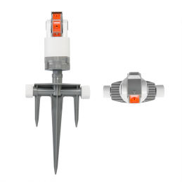 „WHITE LINE“ 6 funkcijų rotacinis purkštuvas ant trijų smaigalių -WL-Z04