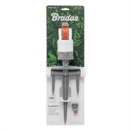 „WHITE LINE“ 6 funkcijų rotacinis purkštuvas ant trijų smaigalių -WL-Z04