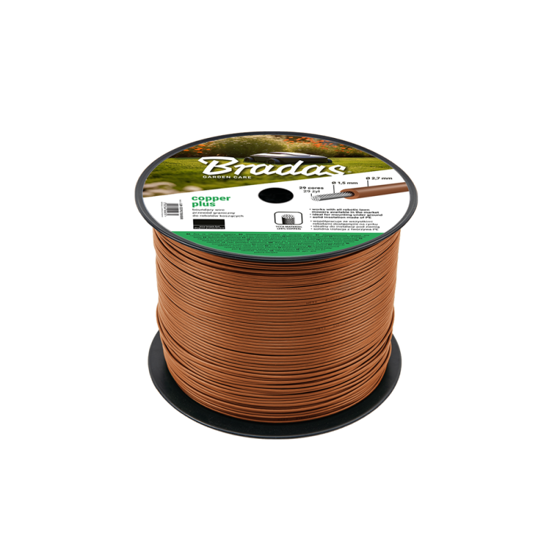 COOPER PLUS ribojimo viela vejos pjovimo robotams 2,7 mm x 100 m -LM-CCP27100BR