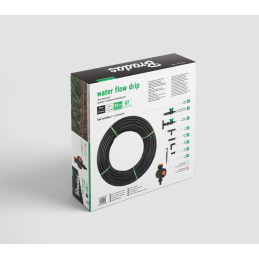 WATER FLOW DRIP lašelinės žarnos rinkinys - 50 m -DSWWF50-SET2