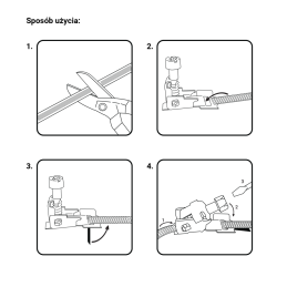 W2 sraigių spaustukas ritinėlyje, 30 m ilgio, kartoninėje dėžutėje + 50 užraktų -OACW2 30/9 CARTBOX