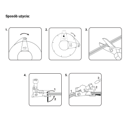 W2 sraigių spaustukas ritinėlyje, 30 m ilgio, PVC dėžutė + 50 užraktų -OACW2 30/9 PVCBOX