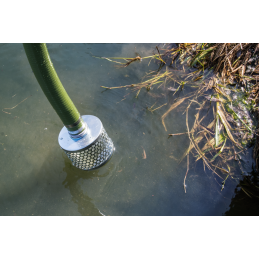 Siurbimo žarnos krepšelis 100 mm / 4" + 2x GBS spaustukai -SSF100