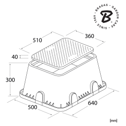 „JUMO“ vožtuvų dėžutė 64x50cm -DSSZ-P6450G