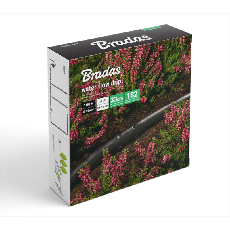 WATER DRIP lašelinės žarnos komplektas - 100 m -DSWWF100-SET4