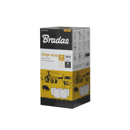 Siloso vyniojimo folija 0,5x1800 m - balta -AK-WF500X1800WH