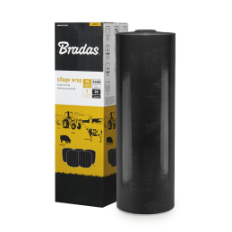 Siloso vyniojimo folija 0,75 x 1500 m - juoda -AK-WF750X1500BK