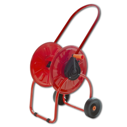 Žarnos vežimėlis 1/2'' 50m spyruoklinis plienas -AG307