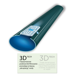 Lašelinė juosta 16mm/14mil/1.6l/h/20cm HIRRO DRIP 1000m -DSTHD 16141620-1000