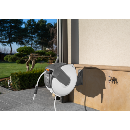 WHITE LINE automatinė ritė su 1/2 colio žarna – 35 m ir priedais -WL-W6B35