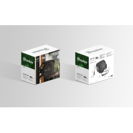 WHITE LINE automatinė žarnos ritė su 1/2 colio žarna – 30 m ir priedais -WL-W7B30