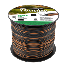 IZOLIACIJA PLUS Ribinis laidas vejos pjovimo robotams 3,4 mm x 800 m -LM-CIS34800BK