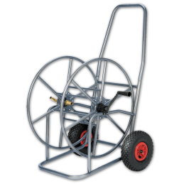 PRINOX nerūdijančio plieno žarnos vežimėlis 3/4" 110 m -AG4410