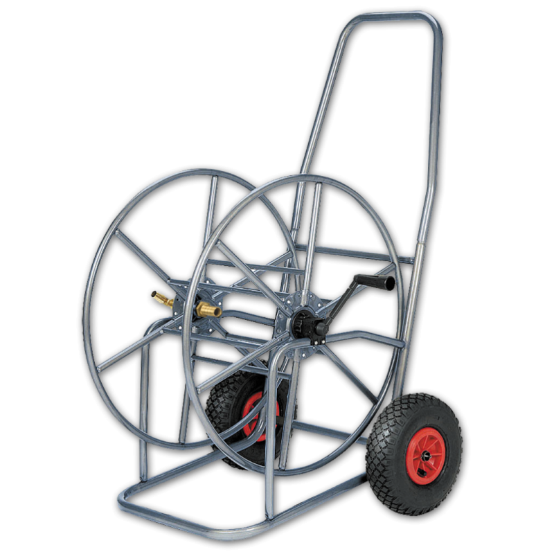 PRINOX nerūdijančio plieno žarnos vežimėlis 3/4" 110 m -AG4410