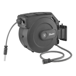 WHITE LINE automatinė žarnos ritė su 1/2 colio žarna – 50 m ir priedais -WL-W7B50