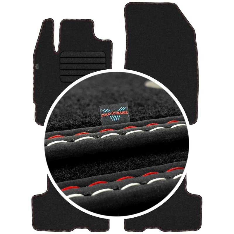 „Dacia Duster II“ (be daiktadėžės) 2018 m. – MAX-DYWANIK veliūriniai kilimėliai