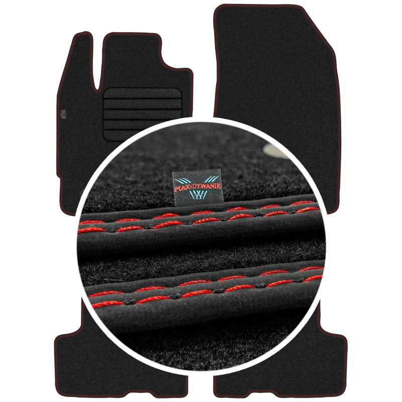 „Dacia Duster II“ (be daiktadėžės) 2018 m. – MAX-DYWANIK veliūriniai kilimėliai