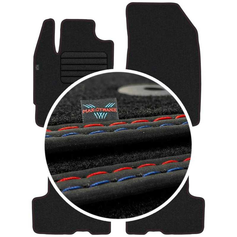 „Dacia Duster II“ (be daiktadėžės) 2018 m. – MAX-DYWANIK veliūriniai kilimėliai