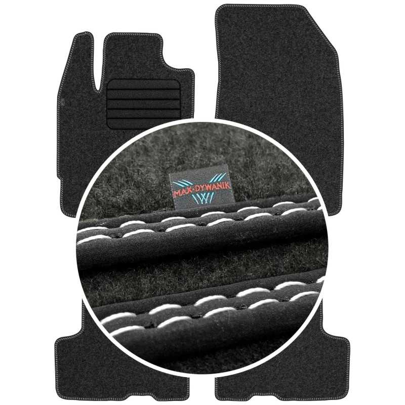 „Dacia Duster II“ (be daiktadėžės) 2018 m. – MAX-DYWANIK veliūriniai kilimėliai