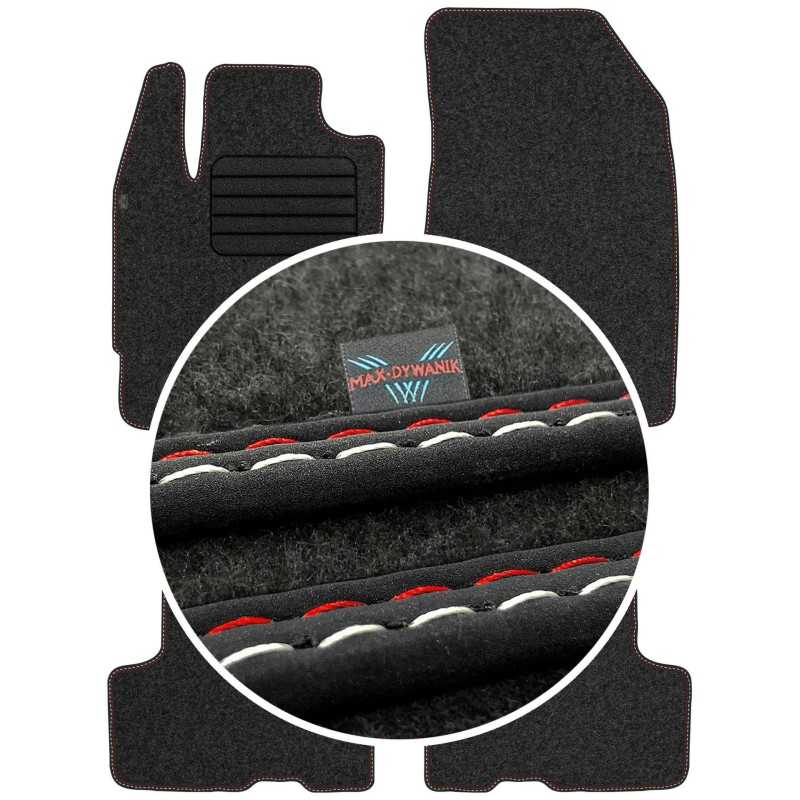 „Dacia Duster II“ (be daiktadėžės) 2018 m. – MAX-DYWANIK veliūriniai kilimėliai