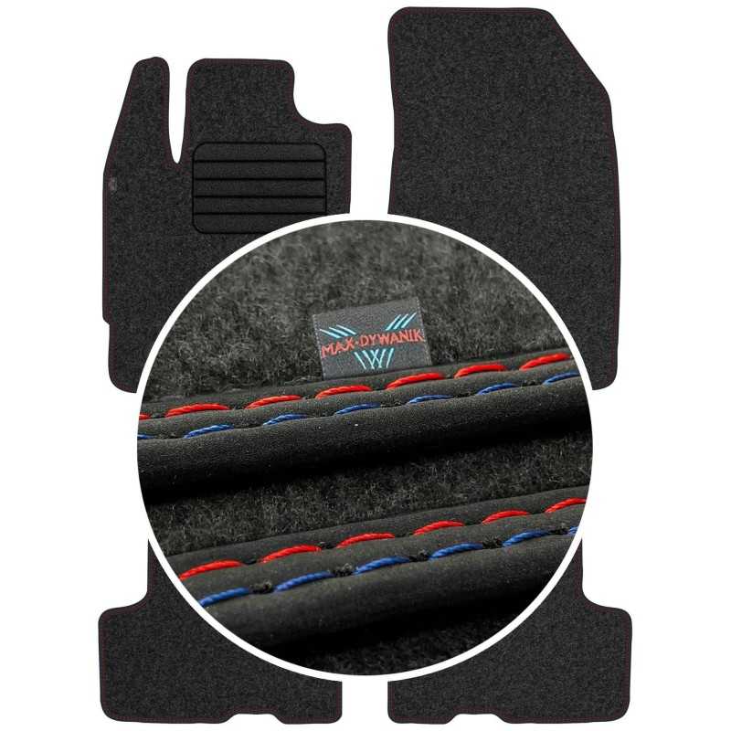 „Dacia Duster II“ (be daiktadėžės) 2018 m. – MAX-DYWANIK veliūriniai kilimėliai