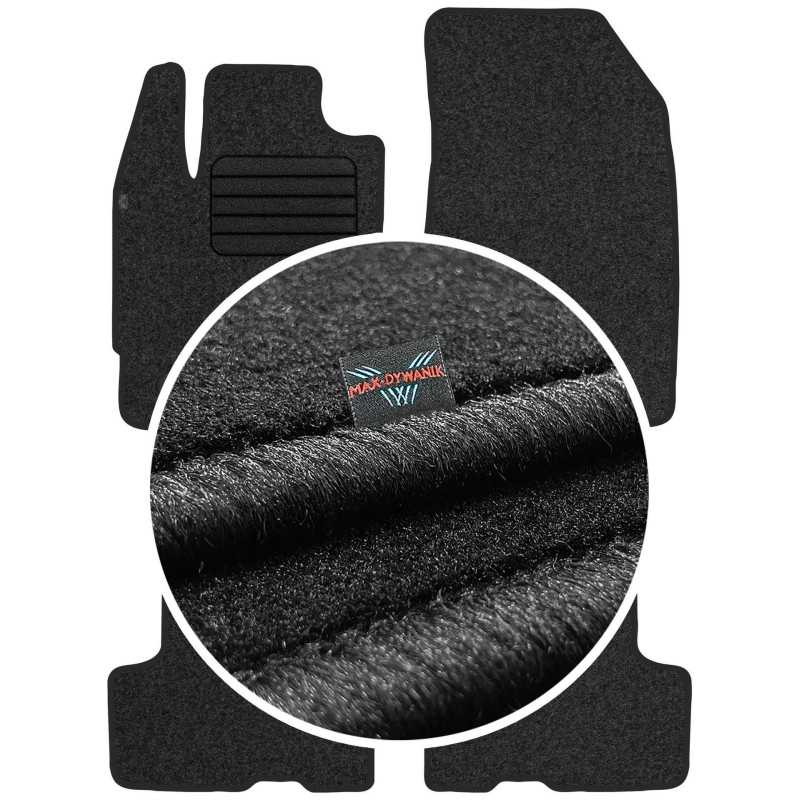 „Dacia Duster II“ (be daiktadėžės) 2018 m. – MAX-DYWANIK veliūriniai kilimėliai