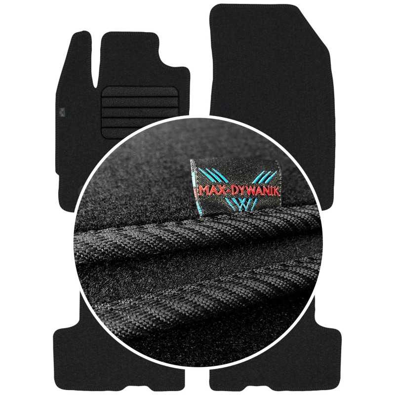 „Dacia Duster II“ (be daiktadėžės) 2018 m. – MAX-DYWANIK veliūriniai kilimėliai