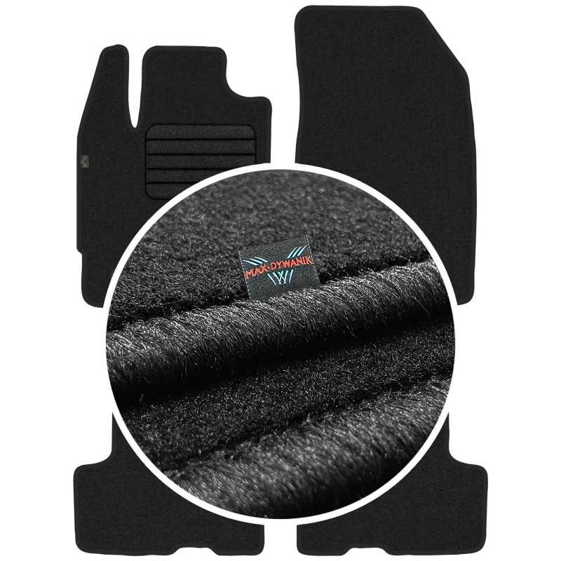 „Dacia Duster II“ (keleivių salonas) 2018 m. – MAX-DYWANIK veliūriniai kilimėliai