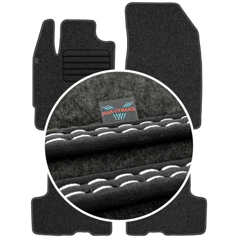 „Dacia Duster II“ (keleivių salonas) 2018 m. – MAX-DYWANIK veliūriniai kilimėliai
