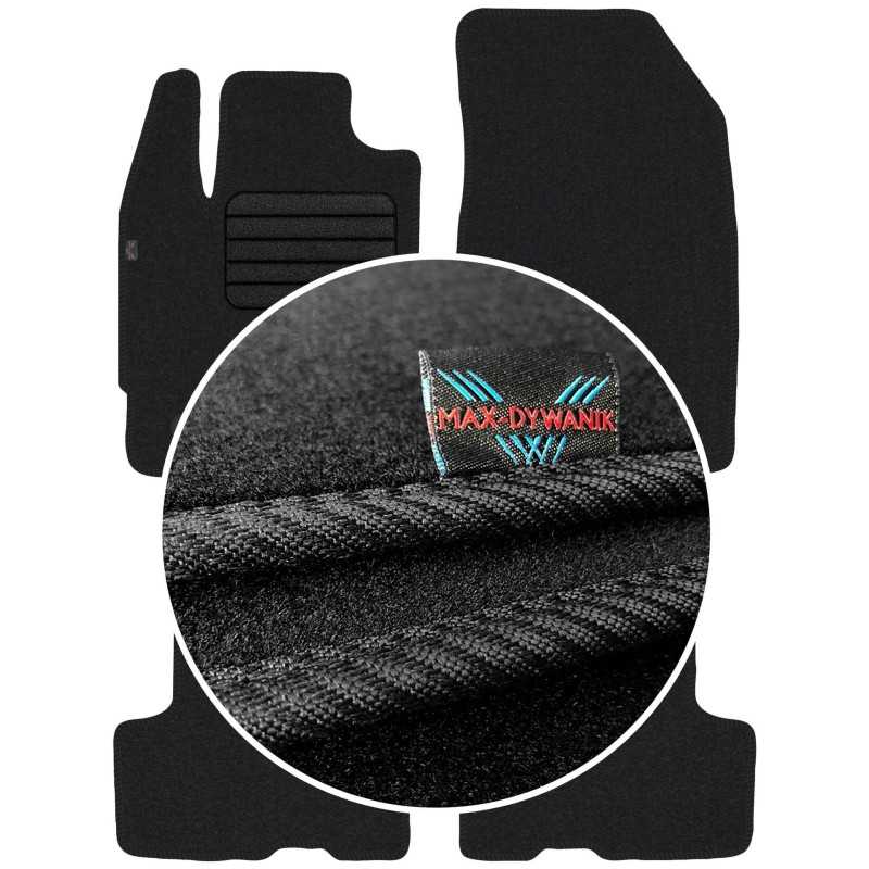 „Dacia Duster II“ (keleivių salonas) 2018 m. – MAX-DYWANIK veliūriniai kilimėliai