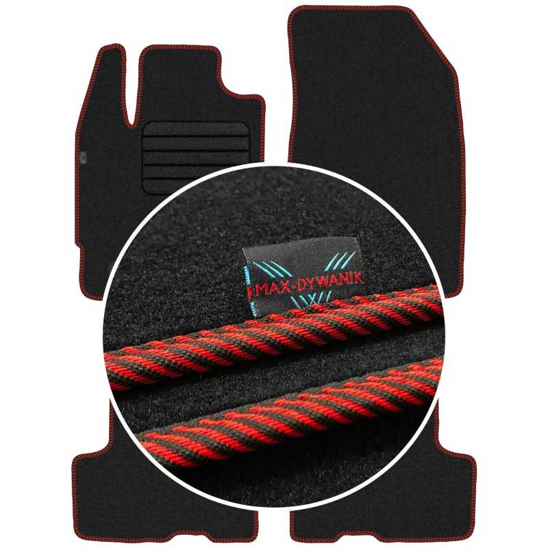 „Dacia Duster II“ (keleivių salonas) 2018 m. – MAX-DYWANIK veliūriniai kilimėliai