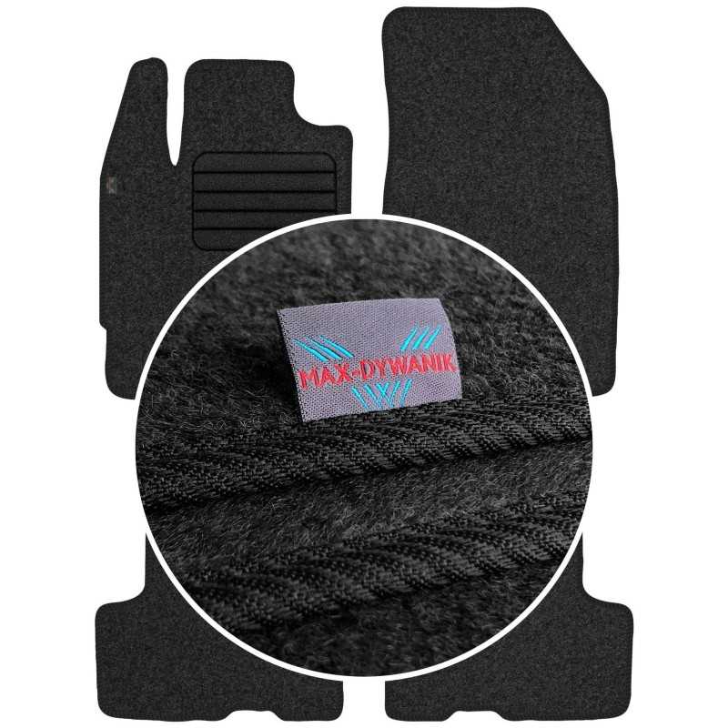 „Dacia Duster II“ (keleivių salonas) 2018 m. – MAX-DYWANIK veliūriniai kilimėliai
