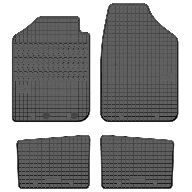 „Dacia Spring“ nuo 2021 m. Guminiai kilimėliai MOTOHOBBY 240506