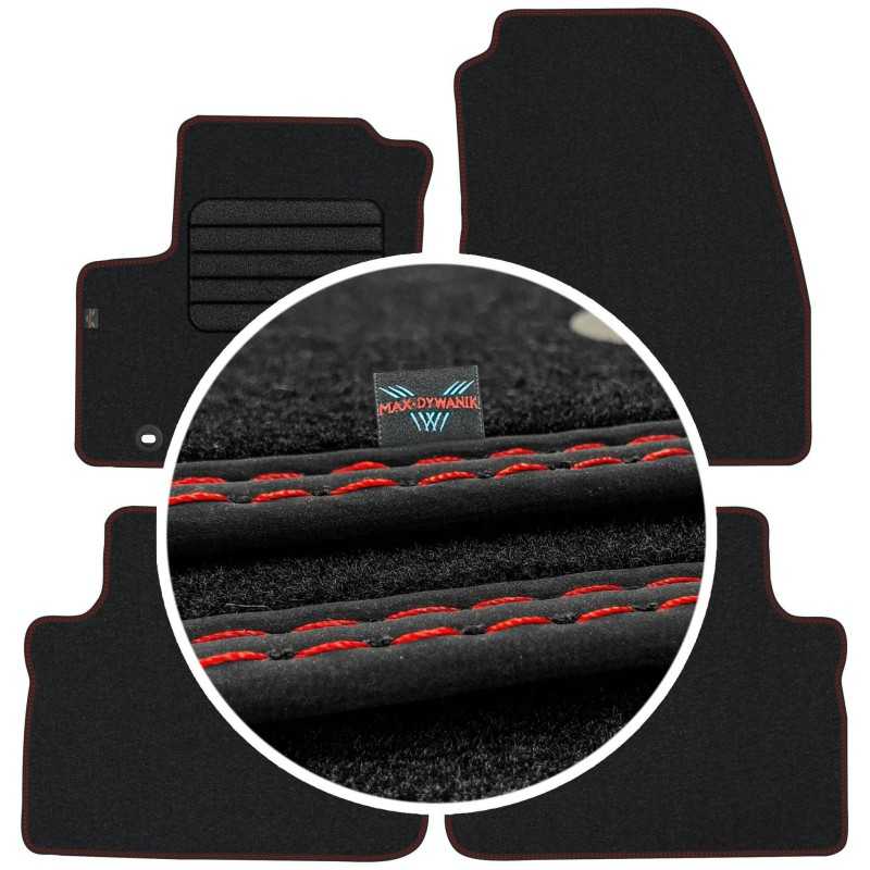 „Ford C-Max II“ 5 vietų 2010–2012 m. (be pakojos) veliūriniai kilimėliai MAX-DYWANIK