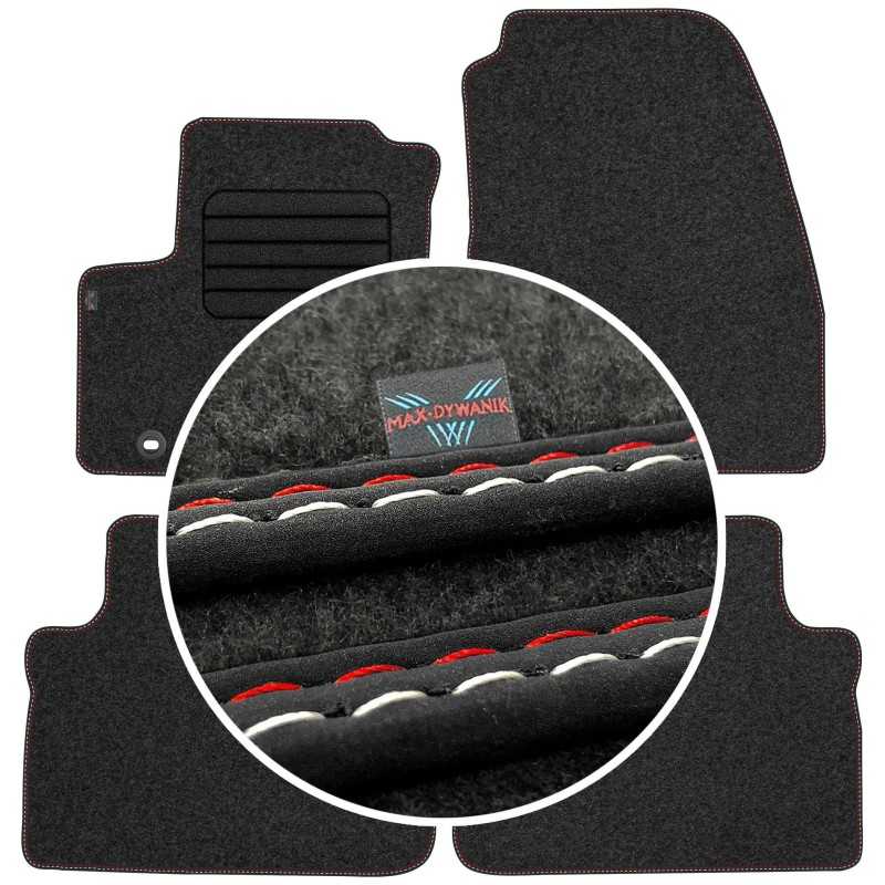 „Ford C-Max II“ 5 vietų 2010–2012 m. (be pakojos) veliūriniai kilimėliai MAX-DYWANIK