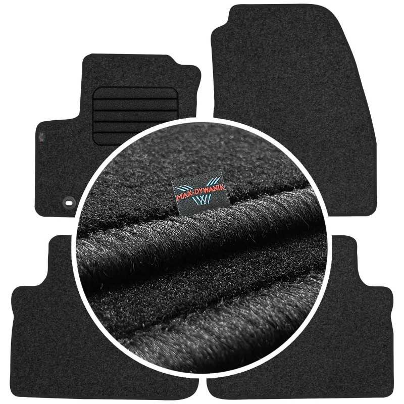 „Ford C-Max II“ 5 vietų 2010–2012 m. (be pakojos) veliūriniai kilimėliai MAX-DYWANIK