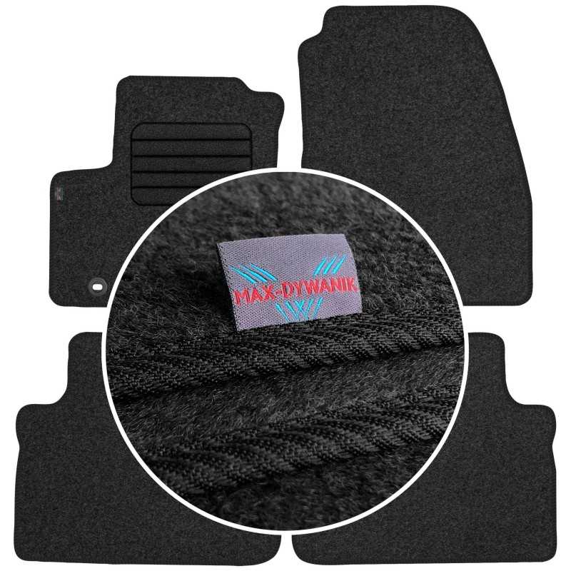 „Ford C-Max II“ 5 vietų 2010–2012 m. (be pakojos) veliūriniai kilimėliai MAX-DYWANIK