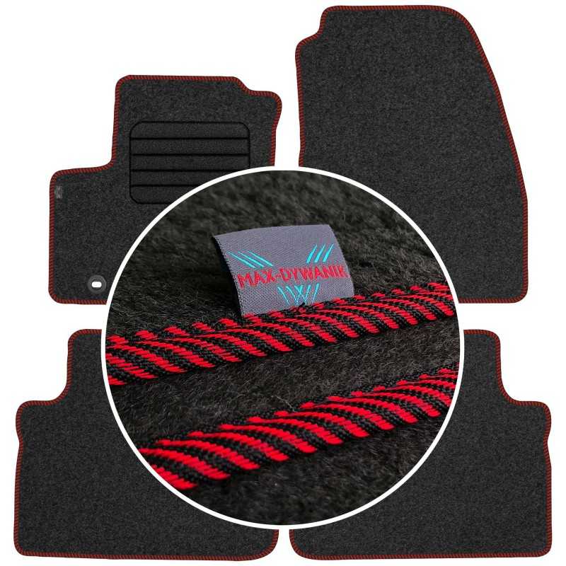 „Ford C-Max II“ 5 vietų 2010–2012 m. (be pakojos) veliūriniai kilimėliai MAX-DYWANIK