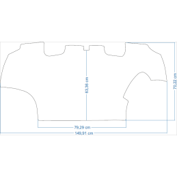 „New Holland T7 Heavy Duty T7.275 HD / T7.290 HD / T7.315 HF“ 2017 m. – Traktoriaus kilimėliai 48032