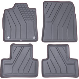 „Peugeot 308 III“ nuo 2021 m. „AmalPlast AP1105“ guminiai kilimėliai – nubuko spalvos (raudoni siūlai)