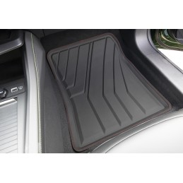 „Peugeot 308 III“ nuo 2021 m. „AmalPlast AP1105“ guminiai kilimėliai – nubuko spalvos (raudoni siūlai)