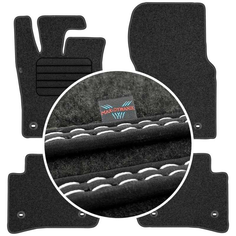 „Range Rover Velar“ 2017- (be išpjovos) veliūriniai kilimėliai MAX-DYWANIK