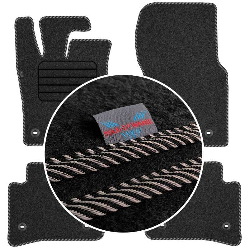 „Range Rover Velar“ 2017- (be išpjovos) veliūriniai kilimėliai MAX-DYWANIK